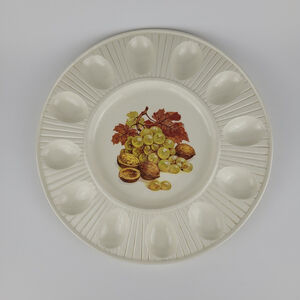 Vintage Treasure Craft Ceramic Egg Platter